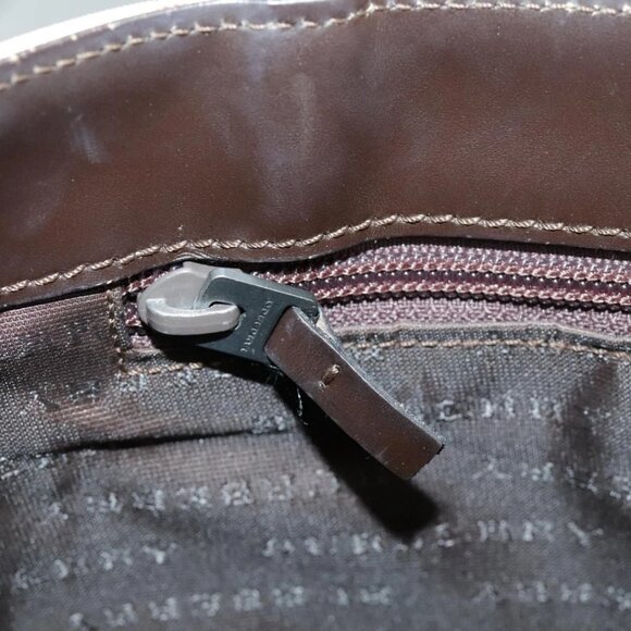 BURBERRY Nova Check Tote Bag PVC Beige Auth 97067 - Picture 11 of 16